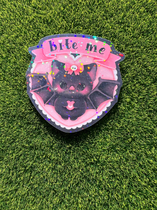 Bite Me Sticker