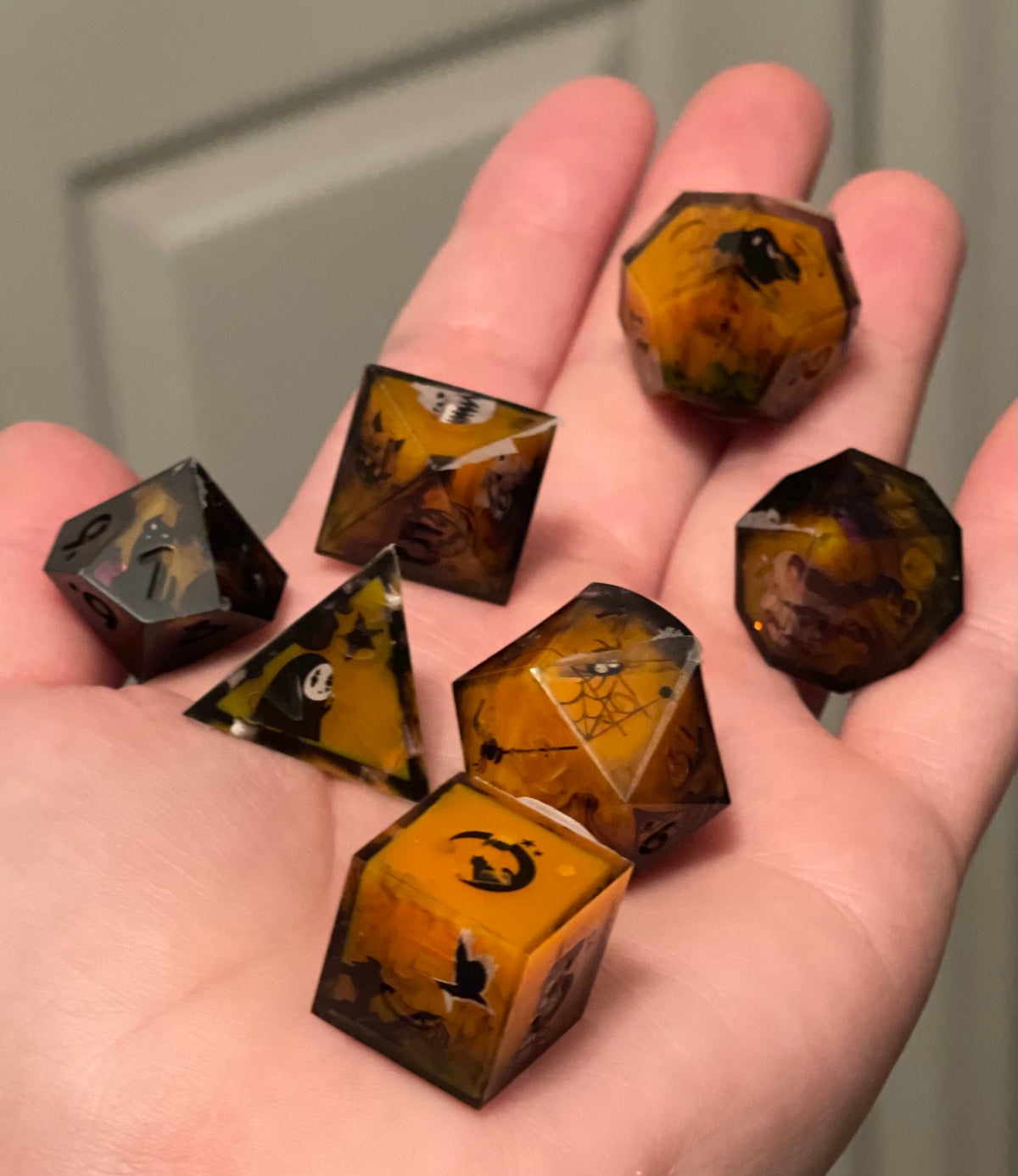 Spooky DND Dice