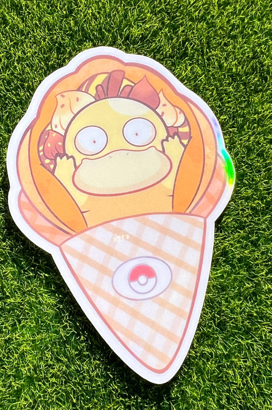 Poké Crêpe Sticker Psyduck