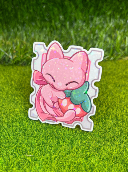 Mew Stamp Sticker Berry