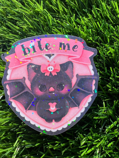 Bite Me Sticker