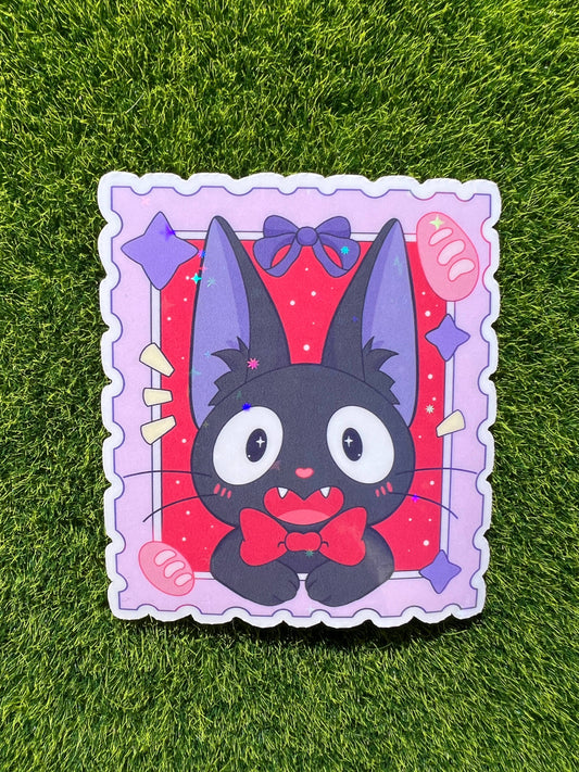 Studio Stamp Sticker Black Cat
