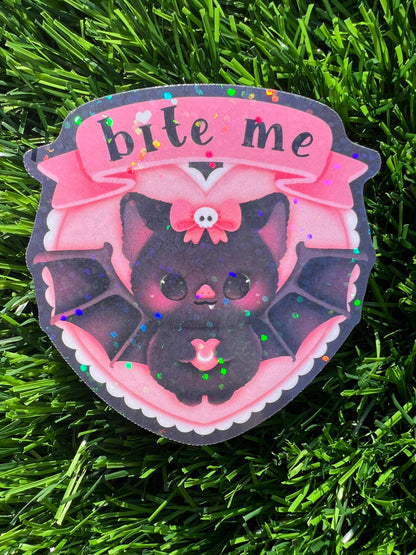 Bite Me Sticker