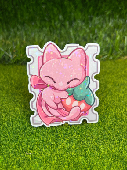 Mew Stamp Sticker Berry