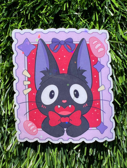 Studio Stamp Sticker Black Cat