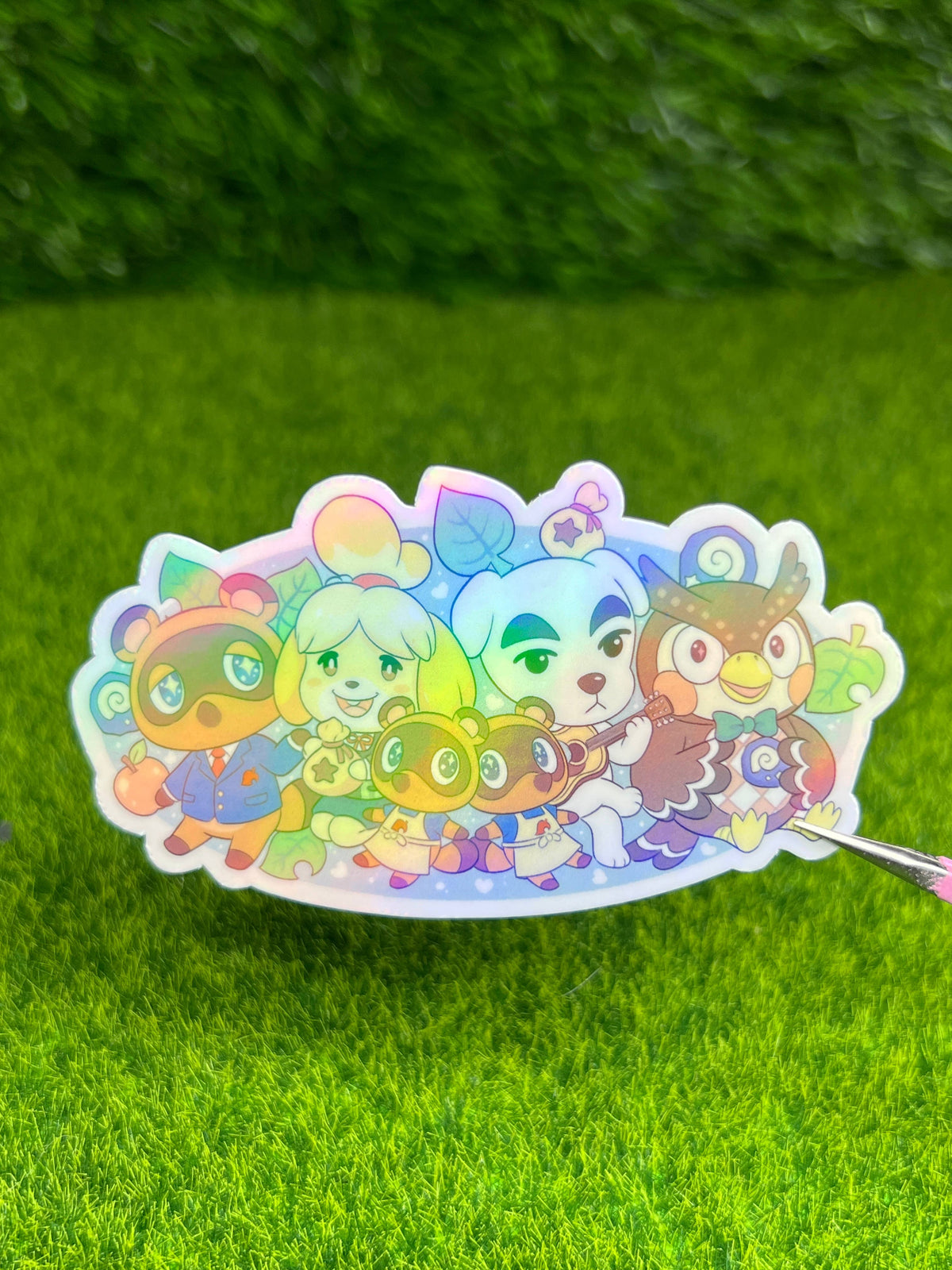 Crossing Friends Sticker