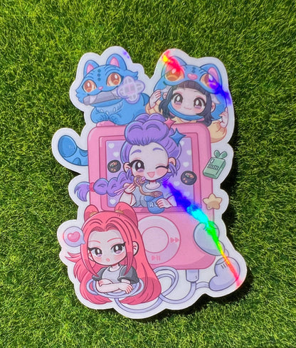 Hunter Kpop Group Sticker