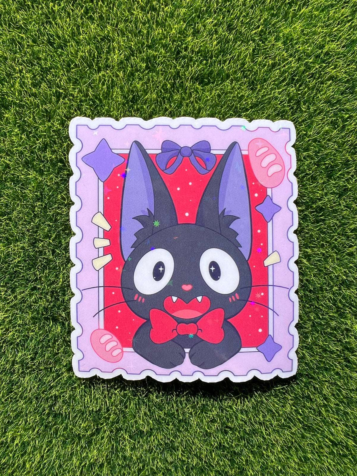 Studio Stamp Sticker Black Cat