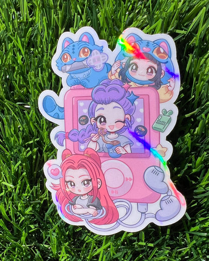 Hunter Kpop Group Sticker