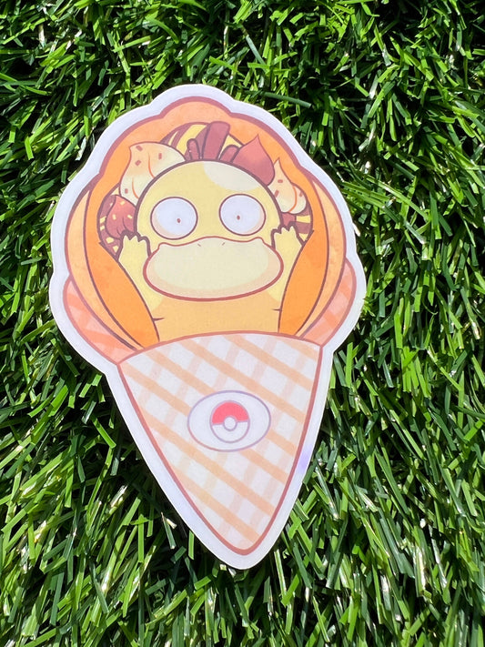 Poké Crêpe Sticker Psyduck
