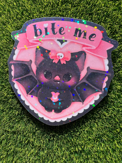 Bite Me Sticker