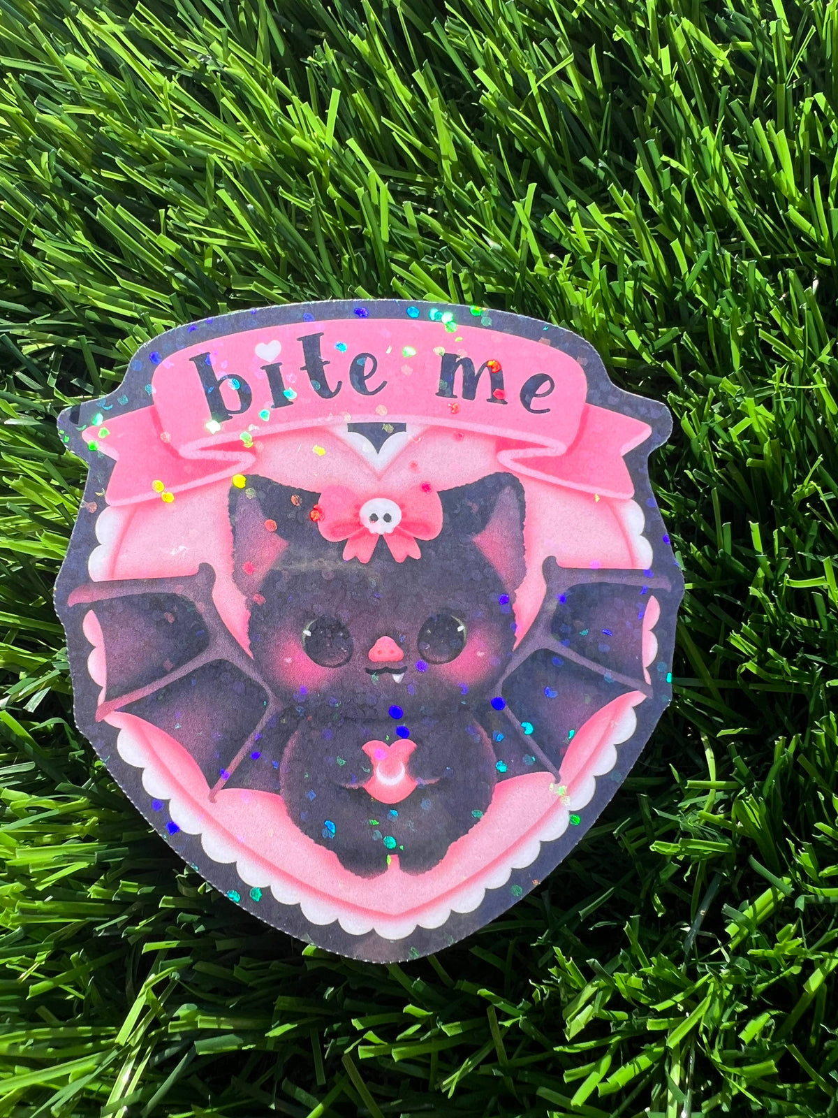 Bite Me Sticker