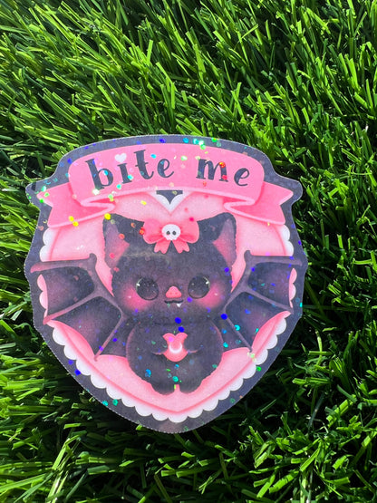 Bite Me Sticker