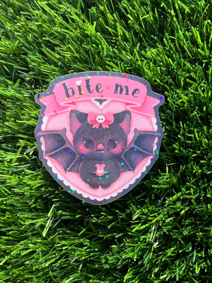 Bite Me Sticker